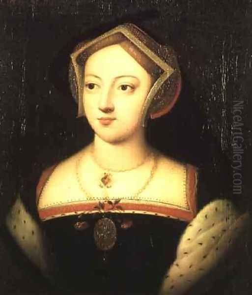 Portrait of Mary Bullen Oil Painting by Hans Holbein the Younger