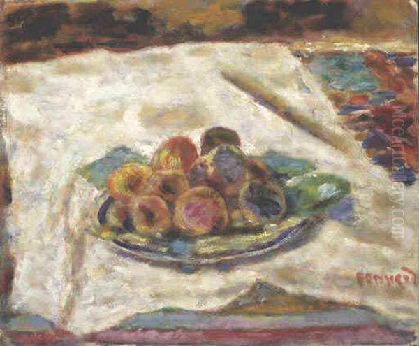 Plat De Pches Oil Painting by Pierre Bonnard