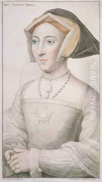 Jane Seymour c 1509-37 Oil Painting by Hans Holbein the Younger