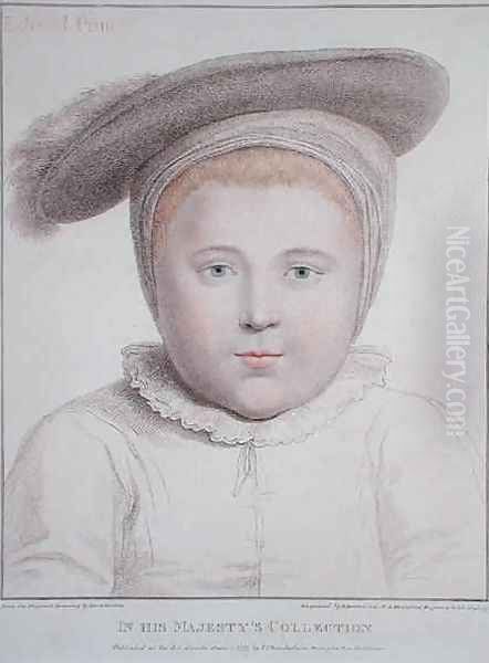 Portrait of Edward VI 1537-53 2 Oil Painting by Hans Holbein the Younger