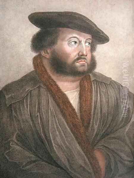 Portrait of Hans Holbein Oil Painting by Hans Holbein the Younger