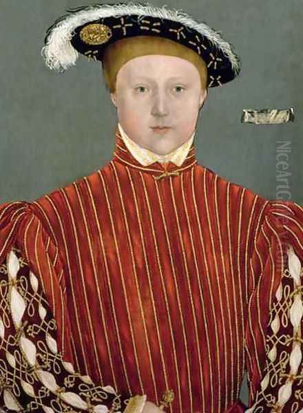 Portrait of Edward VI as Prince of Wales 1537-53 Oil Painting by Hans Holbein the Younger