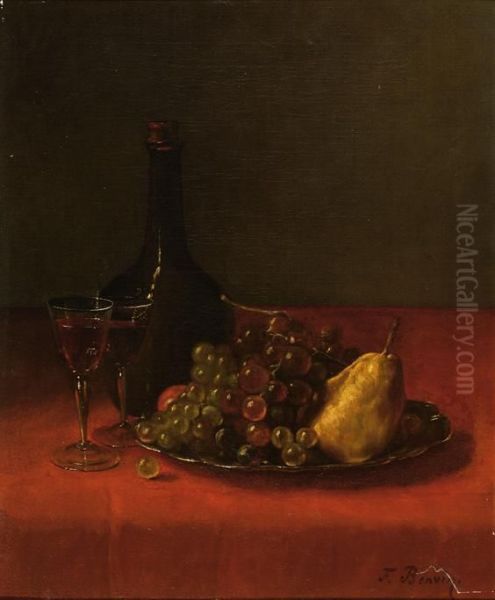 Still Life Oil Painting by Francois Bonvin