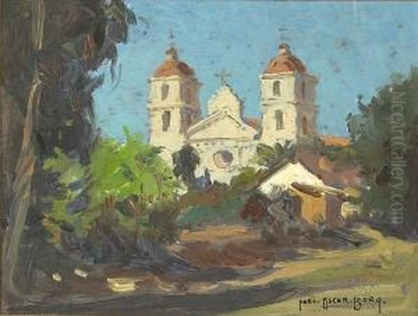 Church; Old Oraibi, Arizona Oil Painting by Carl Oscar Borg