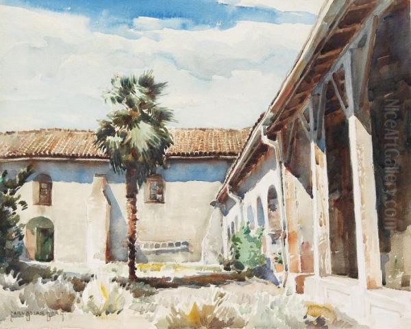 Mission Santa Ynez by Carl Oscar Borg