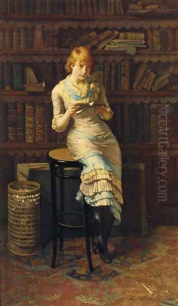 Thoughts Oil Painting by John Henry Henshall