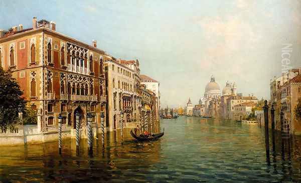 The Grand Canal Venice Oil Painting by Bernard Hay