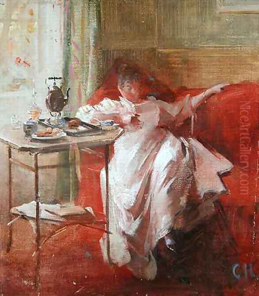 Siesta Oil Painting by Curt Herrmann