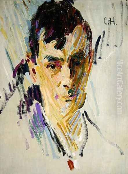 Portrait of the Painter Otto Mueller Oil Painting by Curt Herrmann