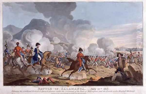 Battle of Salamanca Oil Painting by William Heath