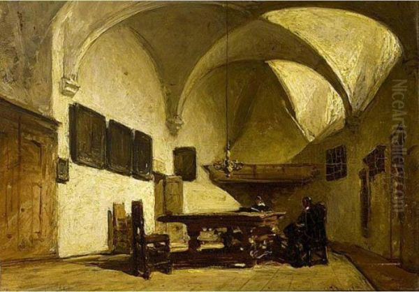 The Consistory Chamber, Breda Oil Painting by Johannes Bosboom