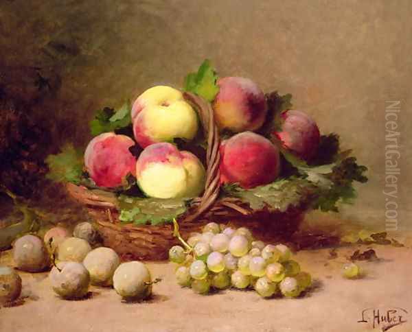 Still life of fruit Oil Painting by Leon Charles Huber