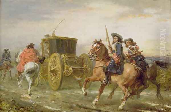 The Escort Oil Painting by Robert Alexander Hillingford