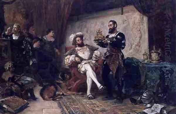 The Connoisseurs Oil Painting by Robert Alexander Hillingford