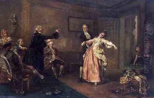 The Rehearsal Oil Painting by Robert Alexander Hillingford