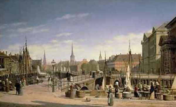 Copenhagen Oil Painting by Heinrich Hansen