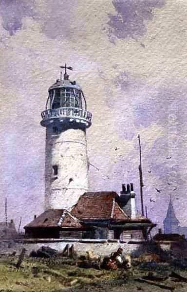 The Lighthouse Oil Painting by Charles Hoguet