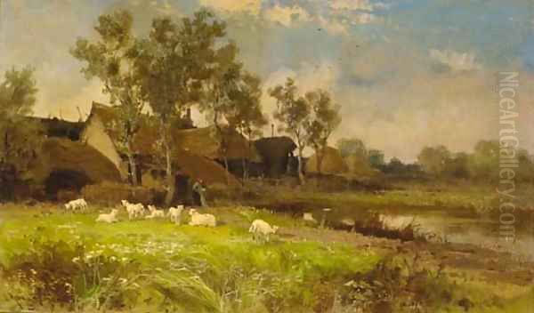 Spring Oil Painting by John Horace Hooper