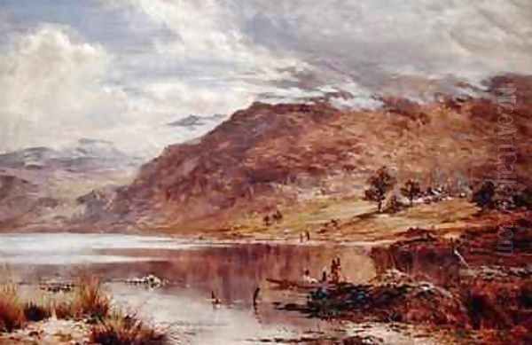 Cum Bychan near Harlech Wales Oil Painting by William E. Harris