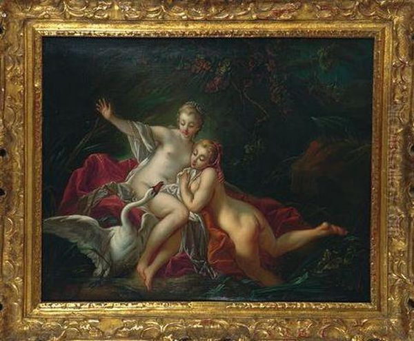 Leda Et Le Cygne Oil Painting by Francois Boucher