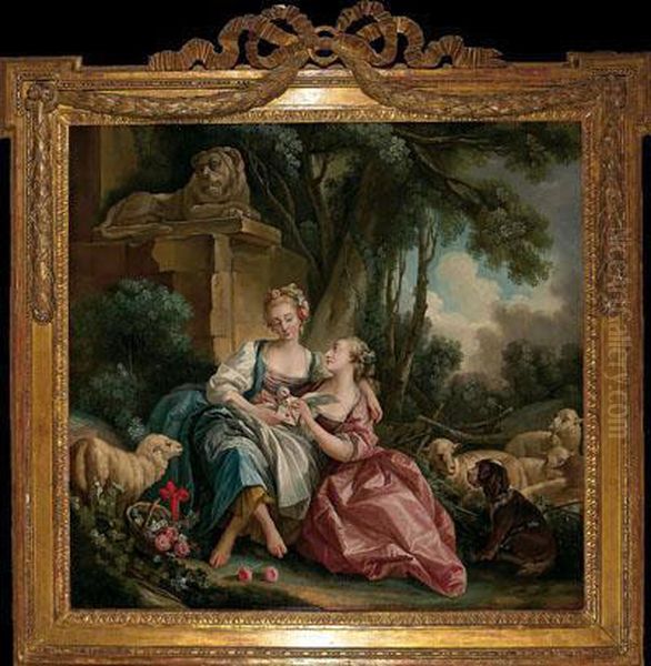 La Carta Deamor Oil Painting by Francois Boucher