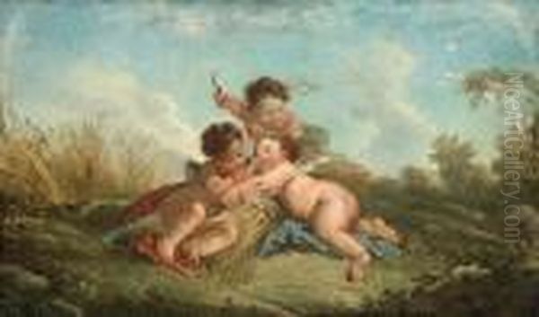 An Allegory Of Summer Oil Painting by Francois Boucher