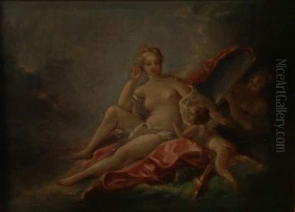 Venus Et L'amour Oil Painting by Francois Boucher