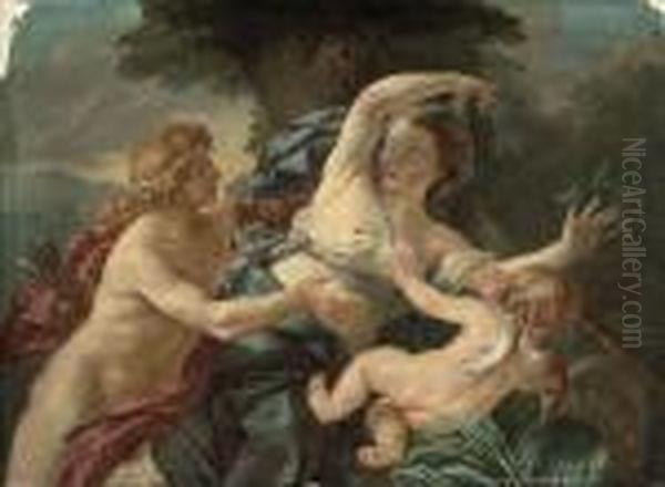 Apollo And Daphne Oil Painting by Francois Boucher