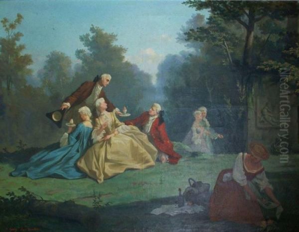 Dejeuner Champetre Oil Painting by Francois Boucher