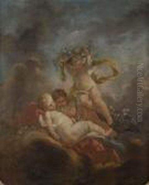 Allegorie De La Terre Oil Painting by Francois Boucher