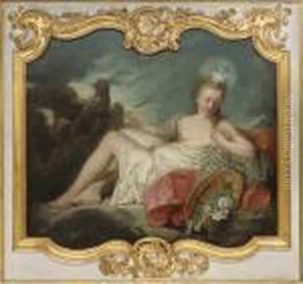 Aurora With A Cockerel Oil Painting by Francois Boucher