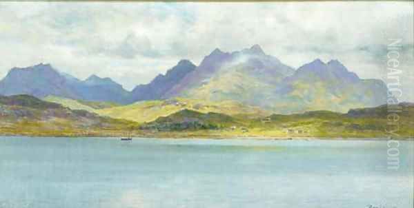 Poolewe Oil Painting by Louis Bosworth Hurt