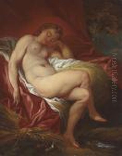 The Sleeping Ceres Oil Painting by Francois Boucher