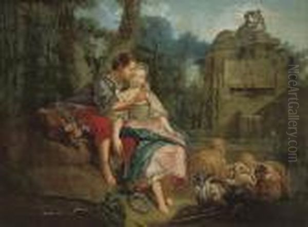 Fontaine De La Verite Oil Painting by Francois Boucher