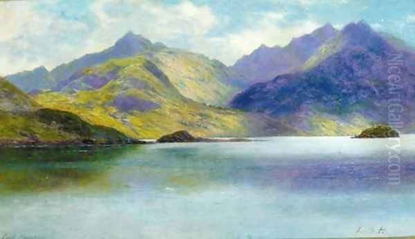 Loch Hourn Oil Painting by Louis Bosworth Hurt