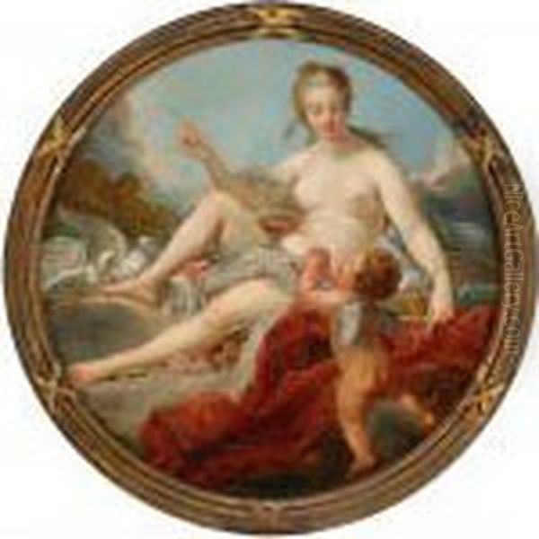 Diana Oil Painting by Francois Boucher