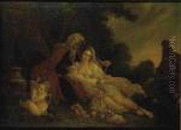 Vertumne Et Pomone Oil Painting by Francois Boucher