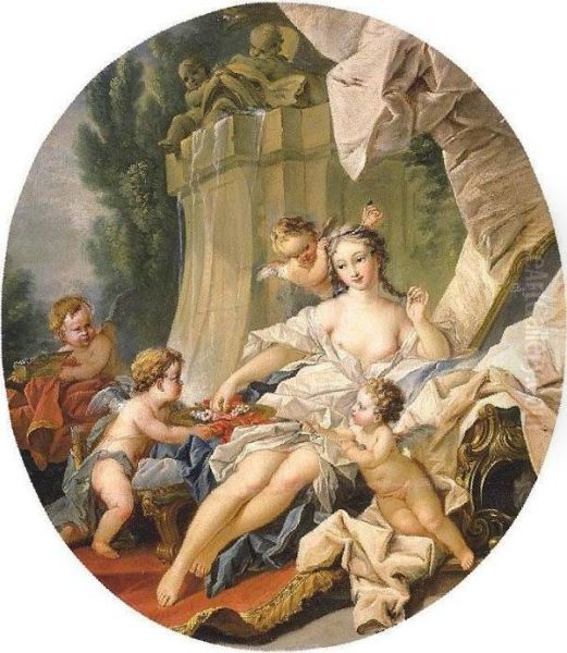 The Toilet Of Venus Oil Painting by Francois Boucher