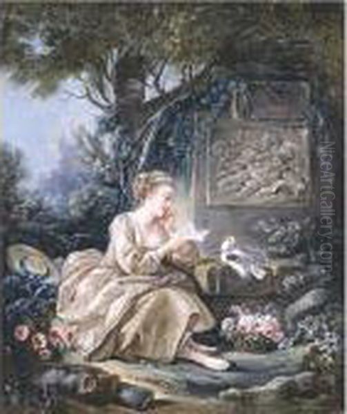 Le Messager Discret Oil Painting by Francois Boucher