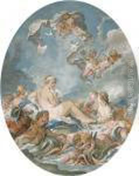 The Birth And Triumph Of Venus Oil Painting by Francois Boucher