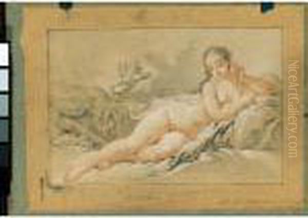 Le Repos De Venus Oil Painting by Francois Boucher