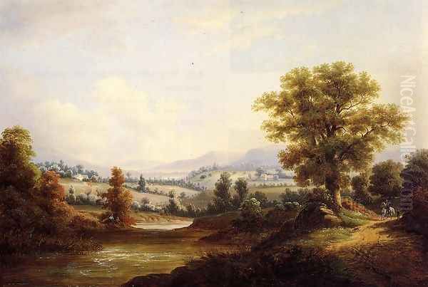 In the Catskills Oil Painting by George Gunther Hartwick