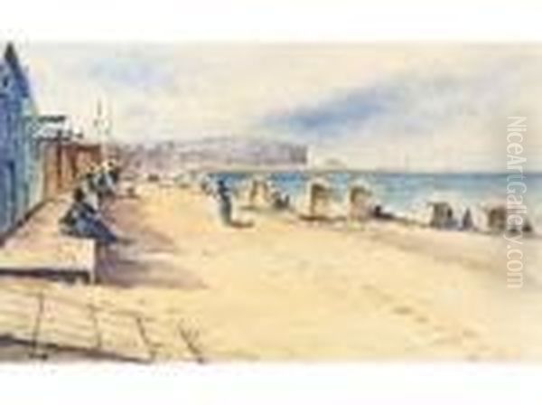 Dieppe. Oil Painting by Eugene Boudin