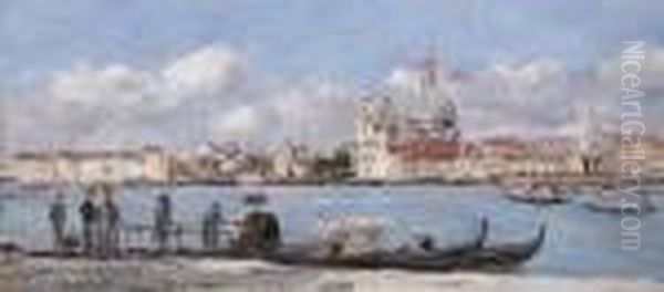 Venise Oil Painting by Eugene Boudin