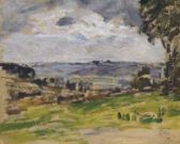 Paysage Oil Painting by Eugene Boudin