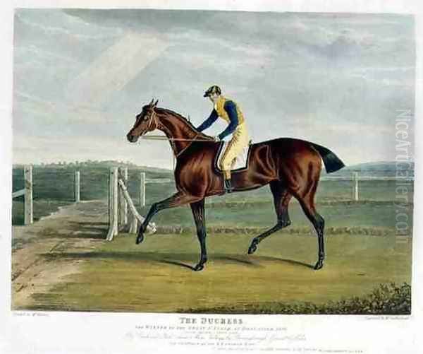 The Duchess the Winner of the Great St Leger at Doncaster Oil Painting by John Frederick Herring Snr