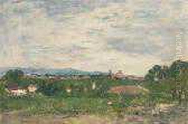 Environs D'antibes Oil Painting by Eugene Boudin