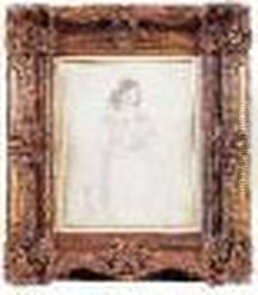 Femme De Pecheur Oil Painting by Eugene Boudin