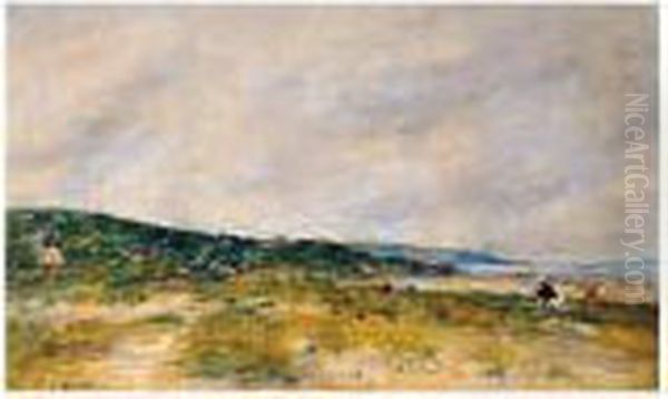 Deauville. Les Dunes Oil Painting by Eugene Boudin