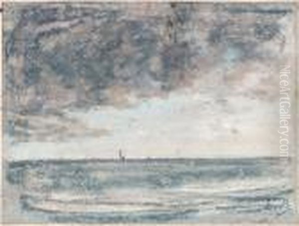 Marine Oil Painting by Eugene Boudin